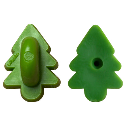 Green Tree - Rubber Pin Clutches (CH-13) (Pack of 6)