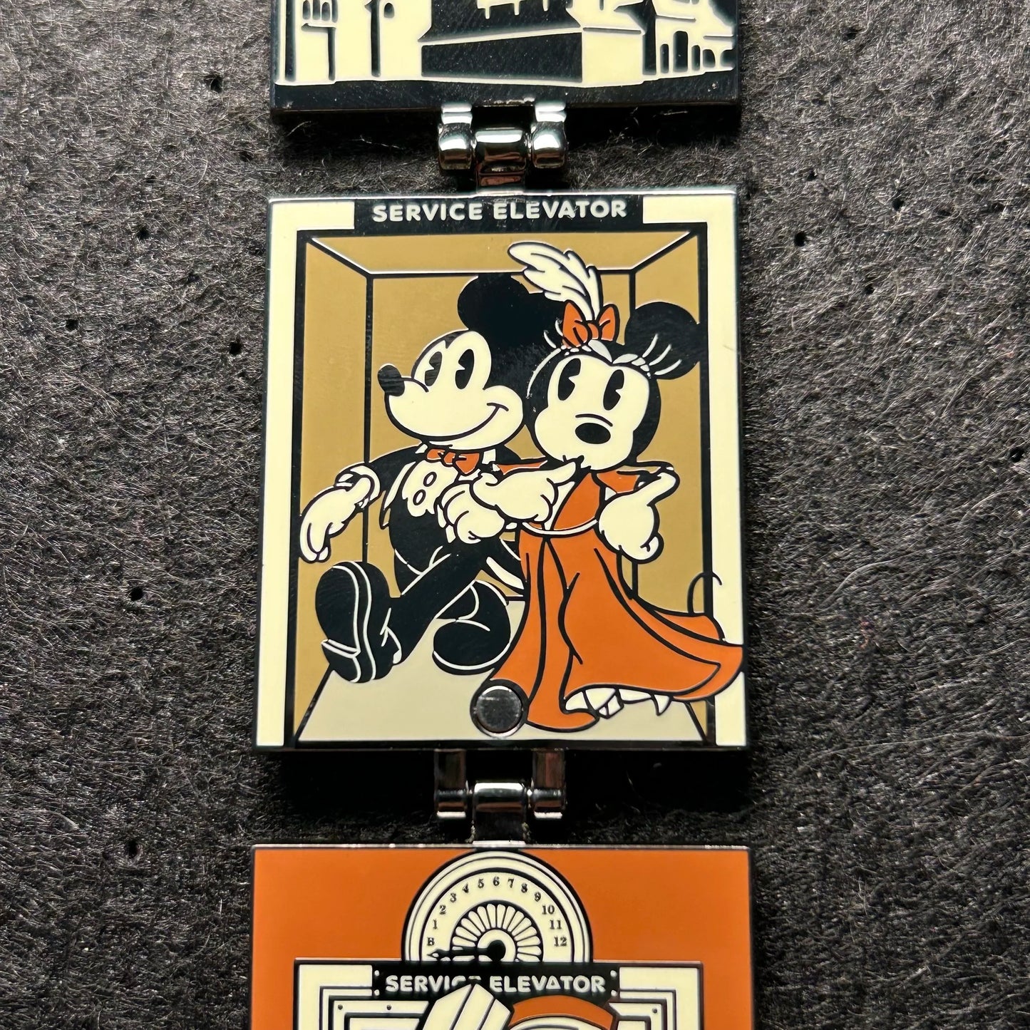 2024 - Tower of Terror - Hinge - Mickey, Minnie, and Donald - Disney Pin