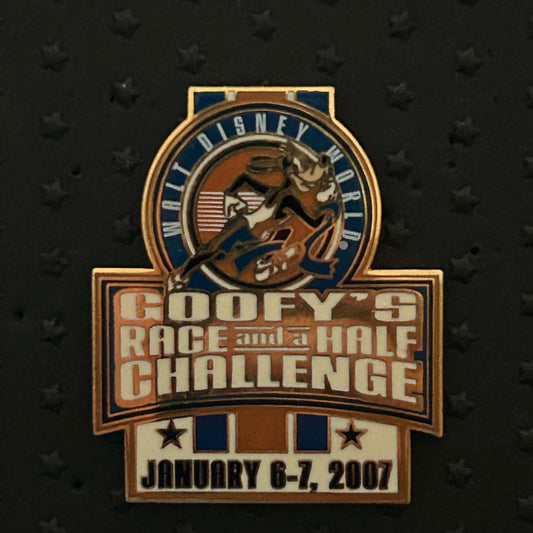 2007 - Goofys Race and a Half Challenge - Rundisney - LE 1,500 - Disney Pin