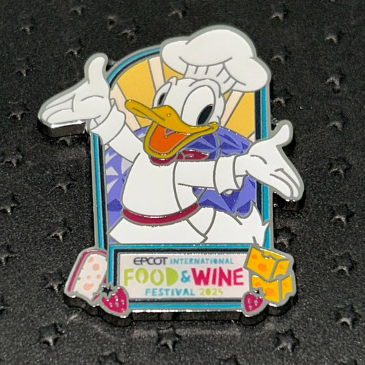 2024 - Chef Donald Duck - EPCOT - Food and Wine Festival - Disney Pin