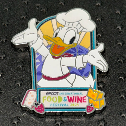 2024 - Chef Donald Duck - EPCOT - Food and Wine Festival - Disney Pin