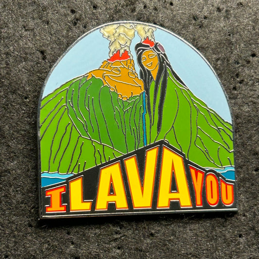 2015 - Uku and Lele - Volcanoes - I LAVA YOU - Pixar Shorts - Disney Pin