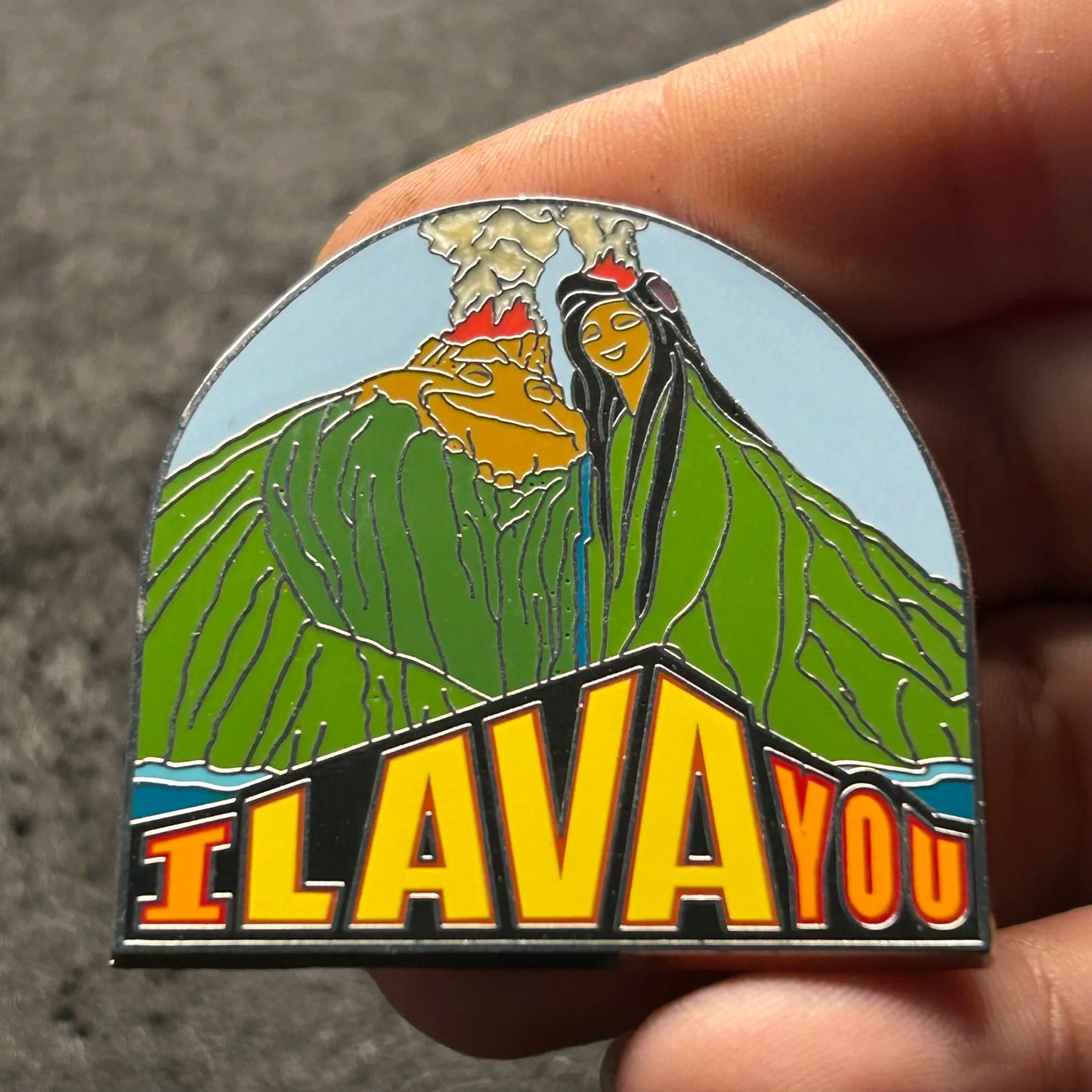 2015 - Uku and Lele - Volcanoes - I LAVA YOU - Pixar Shorts - Disney Pin