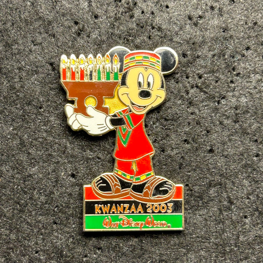 2003 - Mickey Mouse - Kwanzaa - Holiday - LE 1,000 - Disney Pin