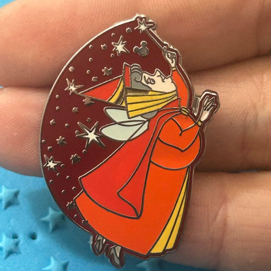 2007 - Flora - Aurora - Fairy Godmother - Hidden Mickey - Disney Pin