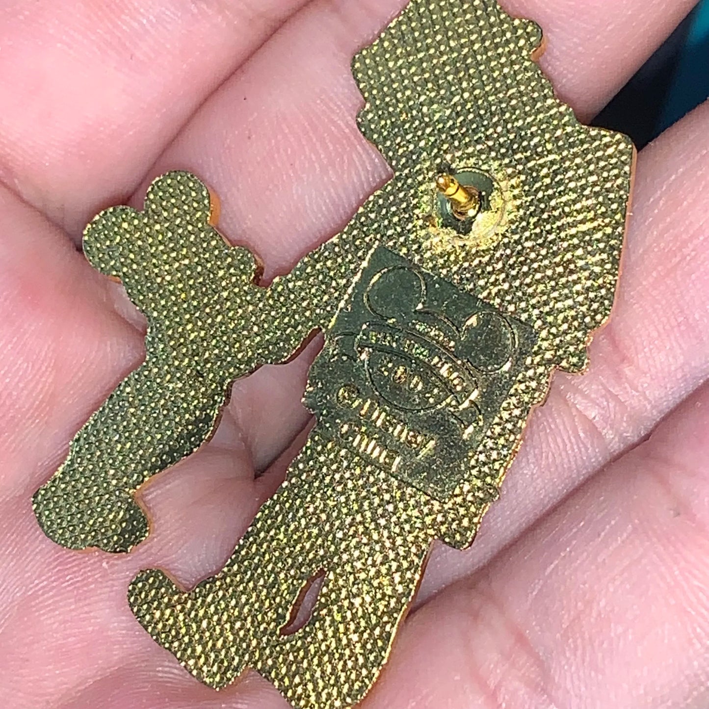 Mickey & Fireman Handshake Pin