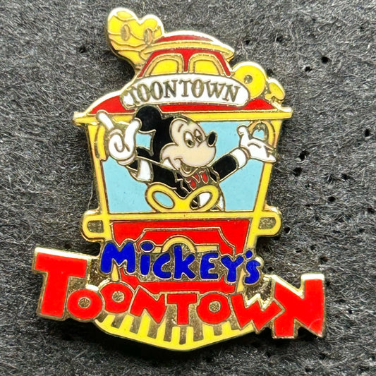 1990 - Mickey Mouse - Toontown Jolly Trolley - DLR - Disney Pin