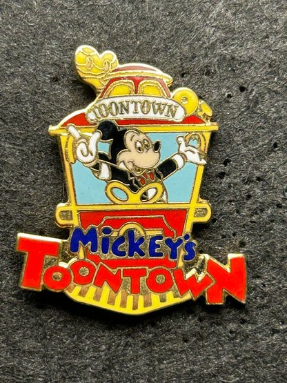 1990 - Mickey Mouse - Toontown Jolly Trolley - DLR - Disney Pin