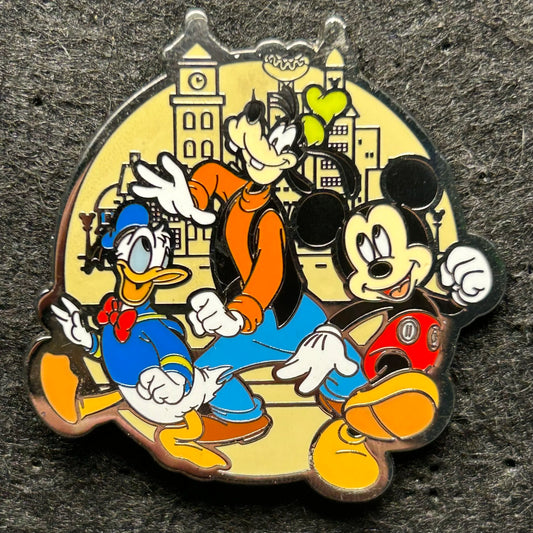 Mickey, Goofy, and Donald Duck - Walking - MII - Disney Pin