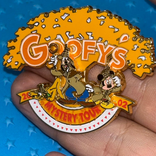 2002 - Goofys Mystery Tour - Mickey Pluto and Goofy - DAK - Cast Exclusive - Disney Pin