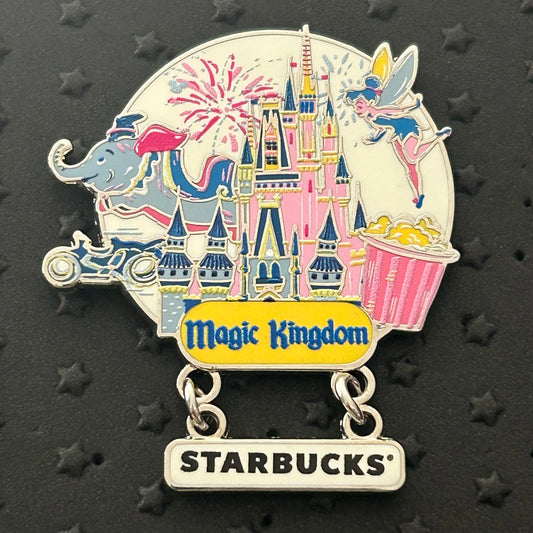 2024 - Starbucks - Dangle - MGK - WDW - Tinker, Tron, and Dumbo - Disney Pin