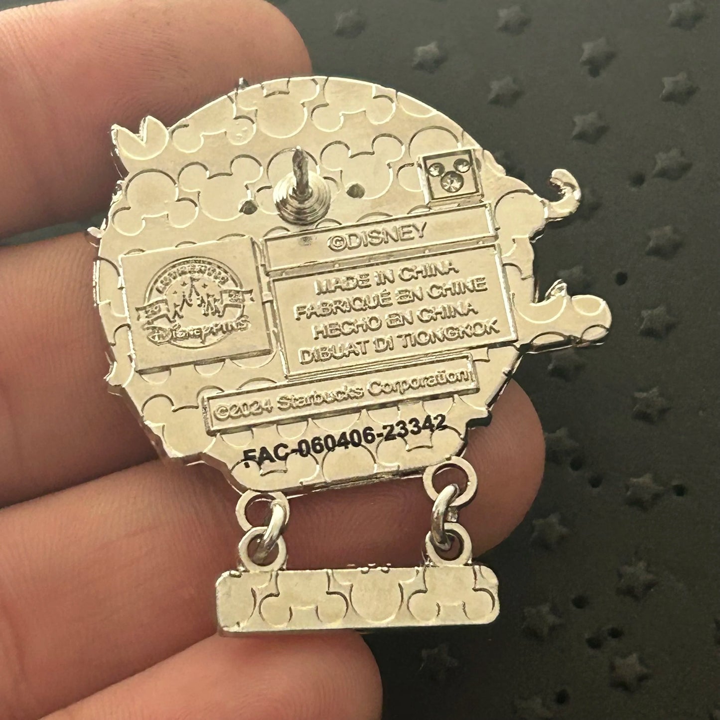 2024 - Starbucks - Dangle - MGK - WDW - Tinker, Tron, and Dumbo - Disney Pin