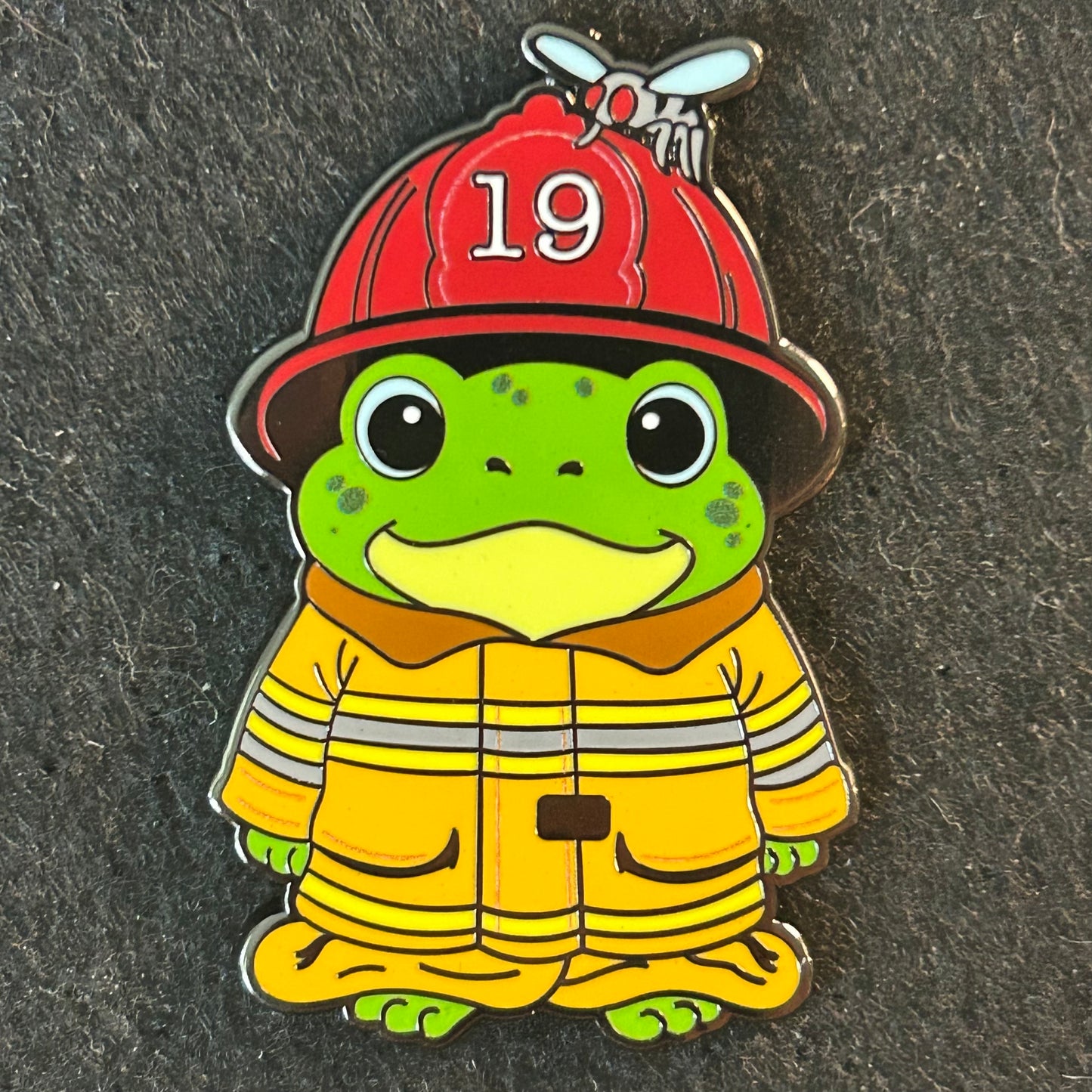 2025 - Froggy Fireman - Critter Careers Pin