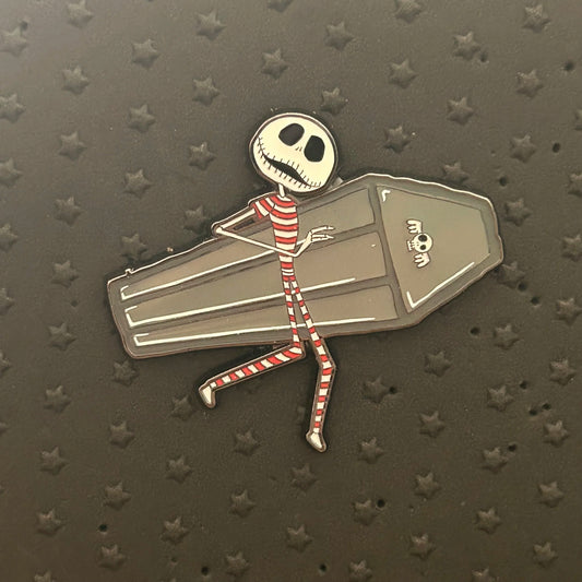 Loungefly - Jack Skellington - Surfing with Coffin - Disney Pin