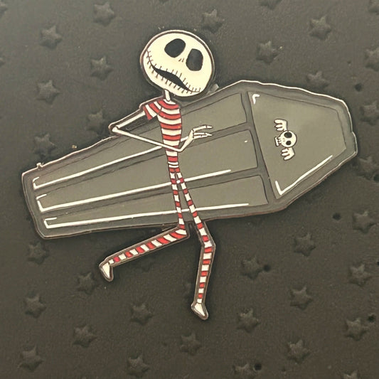 Loungefly - Jack Skellington - Surfing with Coffin - Disney Pin