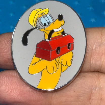 2016 - Pluto - Construction Worker - Red Tool Box - Disney Pin