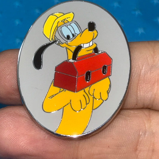 2016 - Pluto - Construction Worker - Red Tool Box - Disney Pin