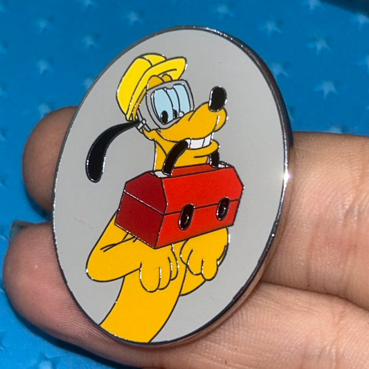 2016 - Pluto - Construction Worker - Red Tool Box - Disney Pin