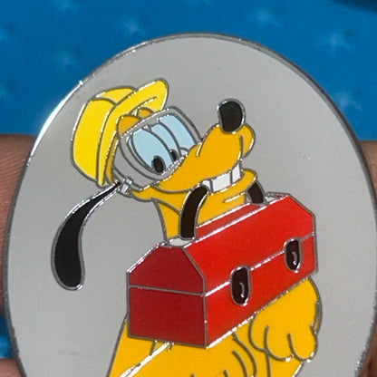 2016 - Pluto - Construction Worker - Red Tool Box - Disney Pin