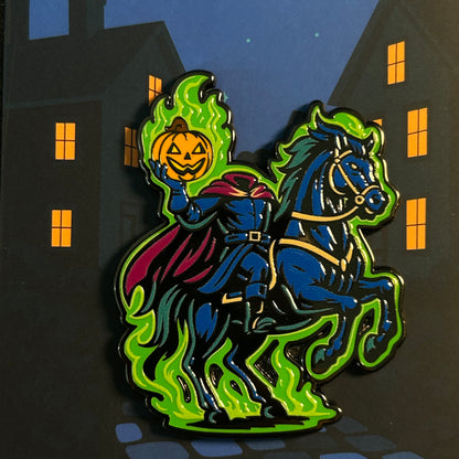 2025 - Headless Horseman - Sleepy Hollow - Holding Pumpkin - Limited Release Pin