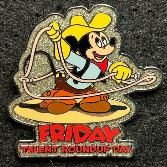 Mickey Mouse - Friday - Cowboy - Talent Round Up Day - LE 2,500 - Disney Pin