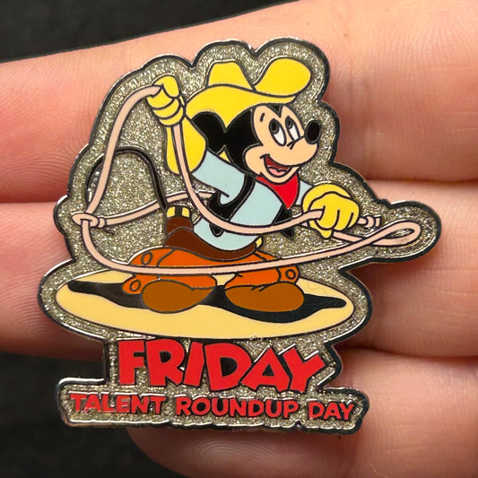 Mickey Mouse - Friday - Cowboy - Talent Round Up Day - LE 2,500 - Disney Pin