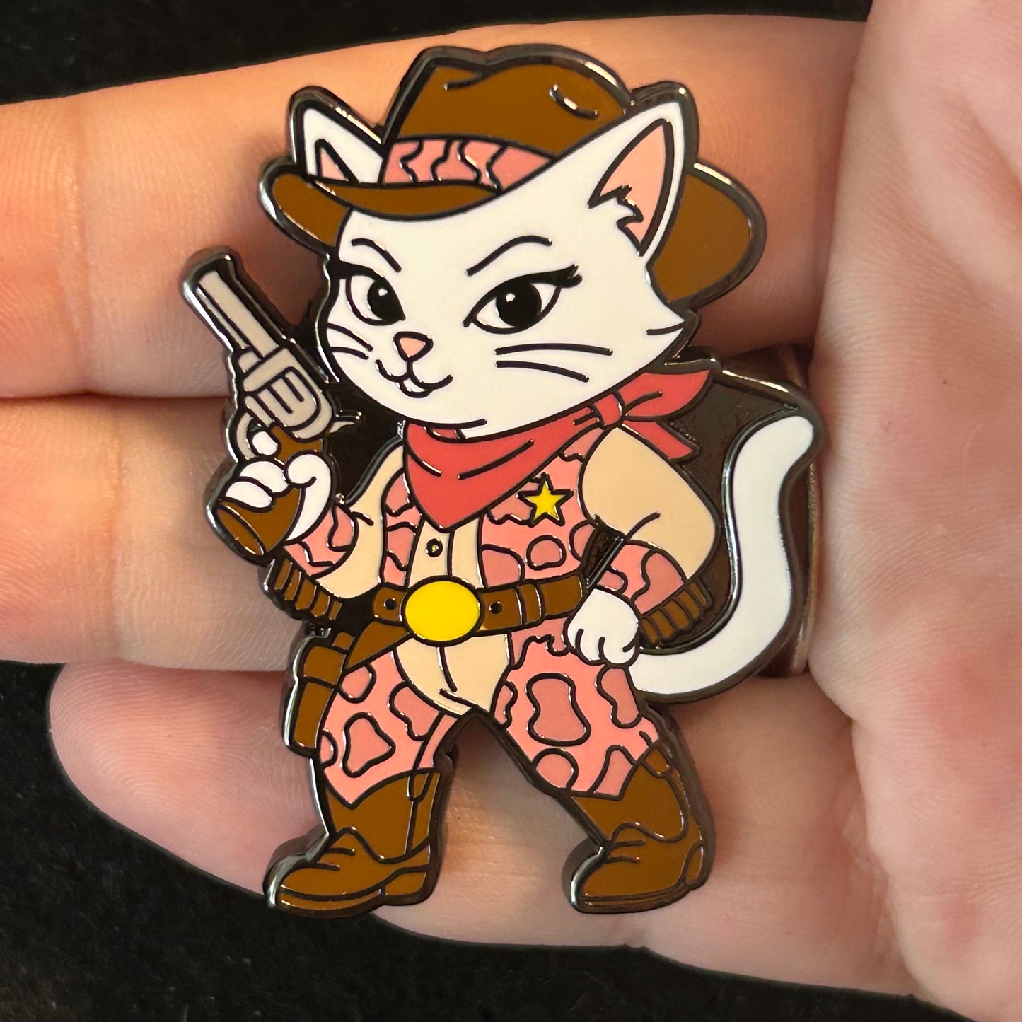 2025 - Cat Cowgirl - Critter Careers - Limited Release Pin