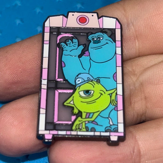 Loungefly - Sully and Mike - Monsters Inc Door - Stained Glass - Pin