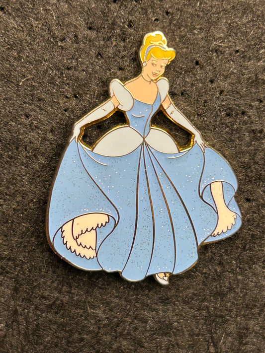 2002 - Cinderella - Full Body - Glitter Dress - Disney Pin