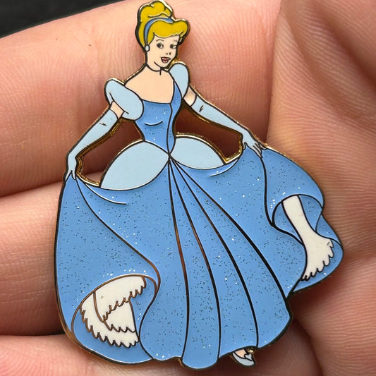 2002 - Cinderella - Full Body - Glitter Dress - Disney Pin