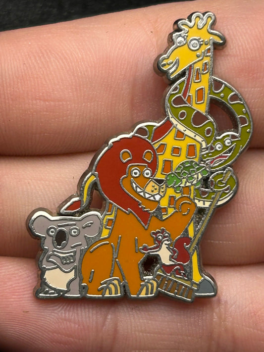 2006 - Samson, Benny, Larry, Bridget, Nigel, and Donald the Turtle - In the Wild - Disney Pin
