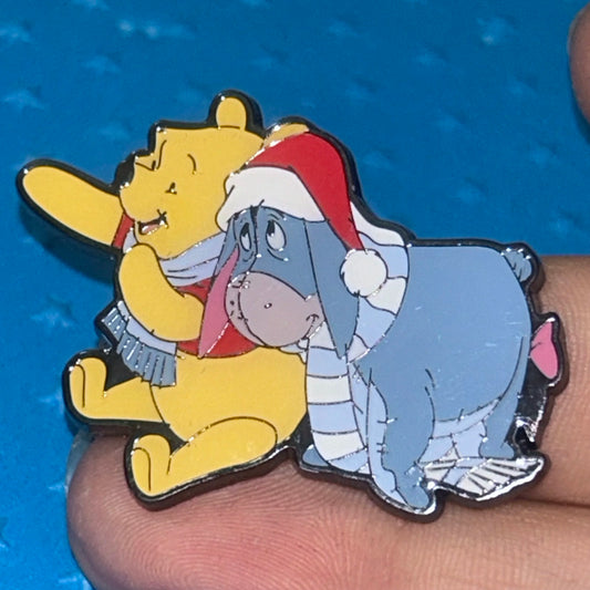 Loungefly - Pooh and Eeyore in Santa Hat - Christmas - Disney Pin