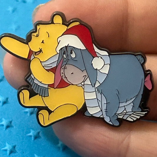 Loungefly - Pooh and Eeyore in Santa Hat - Christmas - Disney Pin