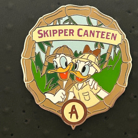 2024 - Daisy and Donald - Jungle Cruise - Skipper Canteen - Adventureland - WDW - Mystery Pin