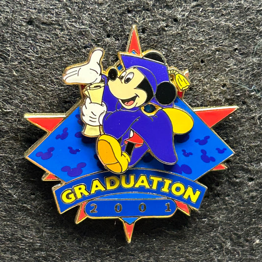 2001 - Mickey Mouse - Graduation - LE 5,000 - Disney Pin
