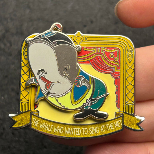 2022 - Willie the Whale - Who Wanted To Sing At The Met - LE 3,000 - Disney Pin