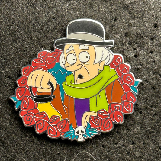 2024 - Graveyard Caretaker - Haunted Mansion - Rose - Mystery Pin
