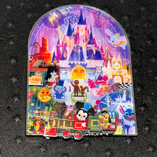2023 - Mickey and Pluto on Train - Joey Chou - Disney Pin