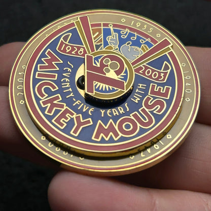 2003 - Mickey Mouse - All Versions - Spinner - Cast Exclusive - Disney Pin