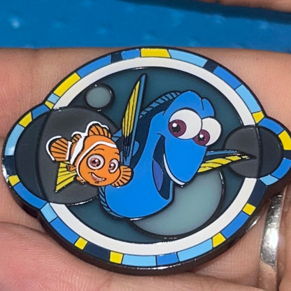 Loungefly - Nemo and Dory - Pixar - Stained Glass - Mystery Pin