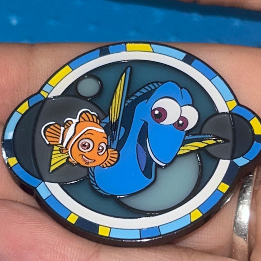 Loungefly - Nemo and Dory - Pixar - Stained Glass - Mystery Pin