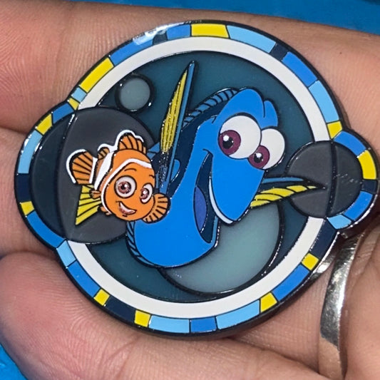 Loungefly - Nemo and Dory - Pixar - Stained Glass - Mystery Pin
