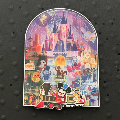 2023 - Mickey and Pluto on Train - Joey Chou - Disney Pin