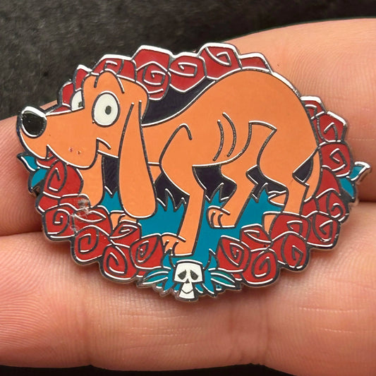 2024 - Dog - Haunted Mansion - Rose Portrait - Mystery Pin