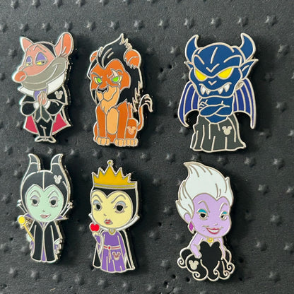 FULL SET - 2024 - Villains - Hidden Disney - WDW - Mystery Pins
