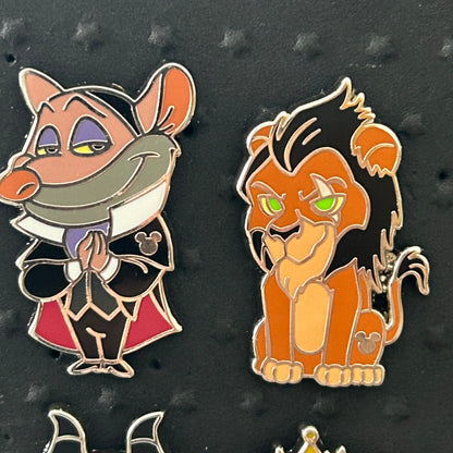 FULL SET - 2024 - Villains - Hidden Disney - WDW - Mystery Pins