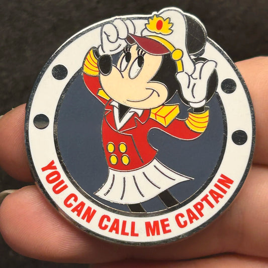 2020 - Minnie Mouse - Porthole - You Can Call Me Captain - DCL - Disney Pin
