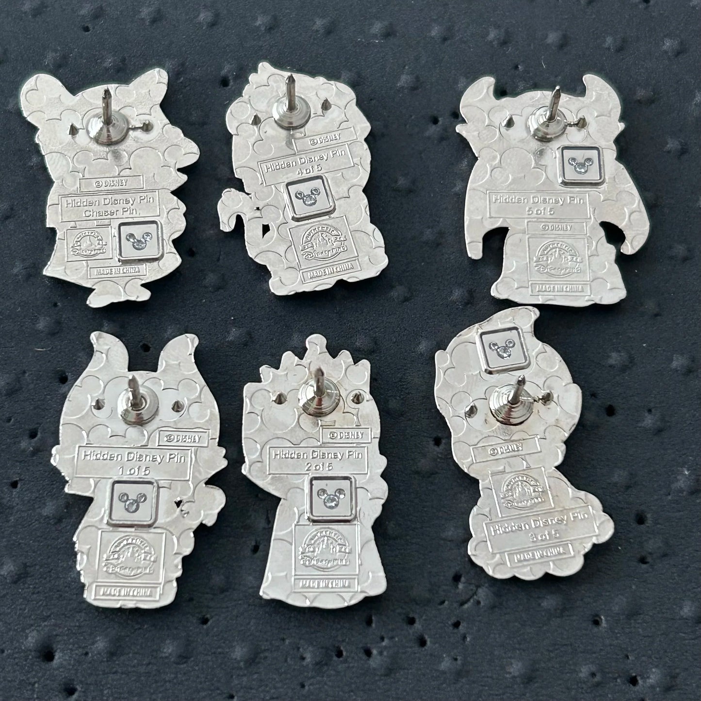 FULL SET - 2024 - Villains - Hidden Disney - WDW - Mystery Pins