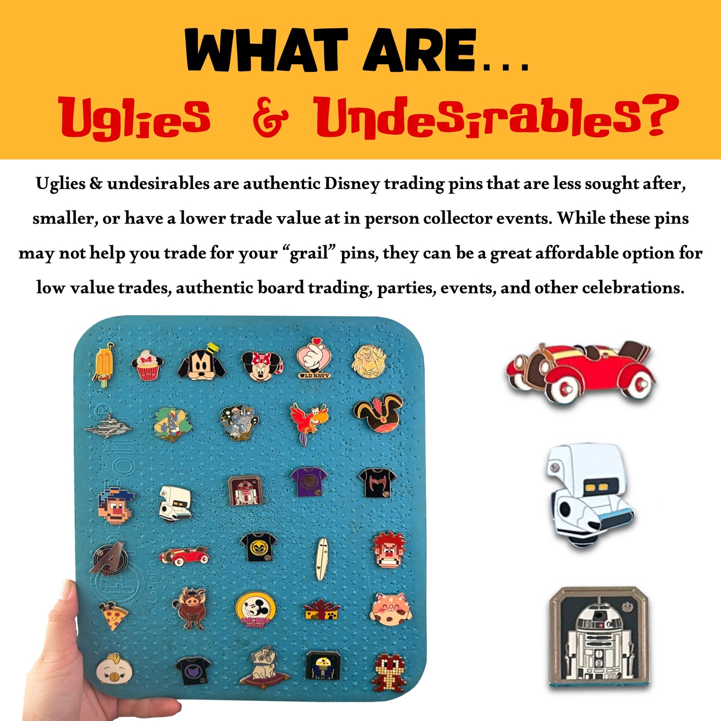 Uglies - Bulk Disney Pin Lot (12 Pins)