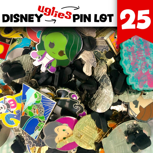 Uglies - Bulk Disney Pin Lot (25 Pins)